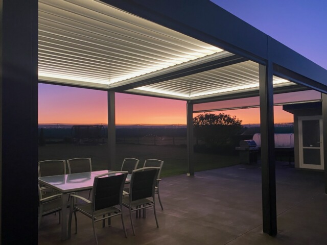Pergola Lighting using LDNF200 Neon Flex