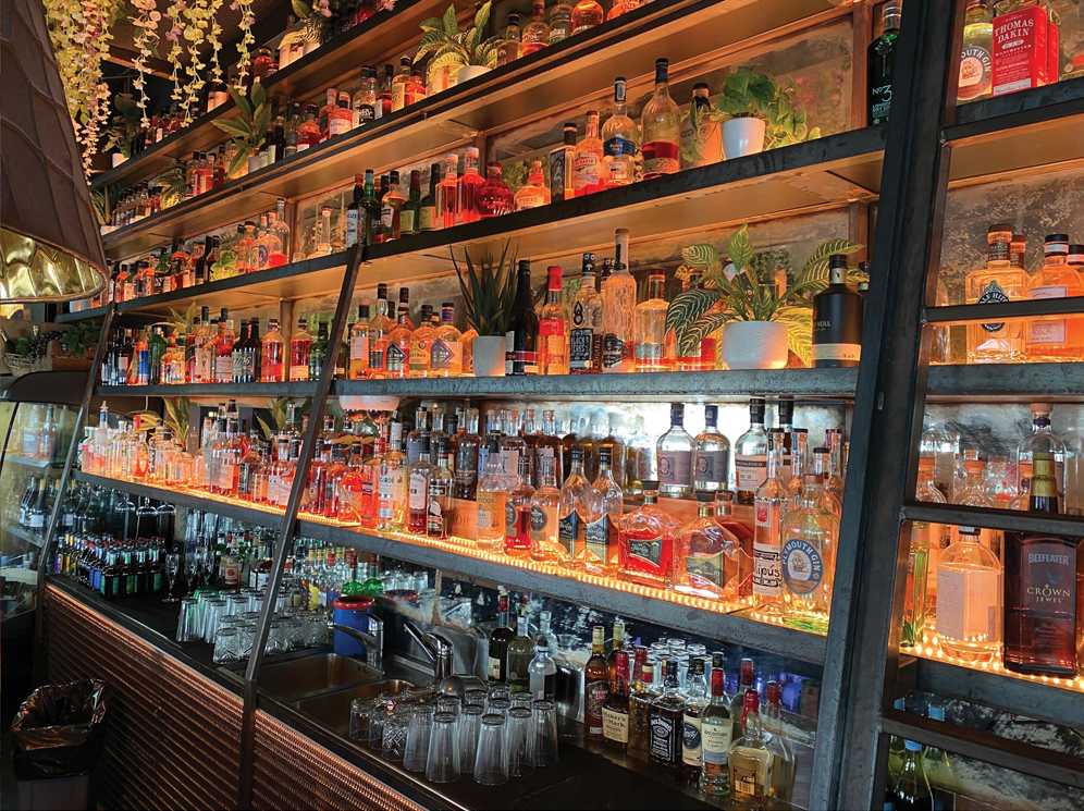 Headquarters Bar Lighting