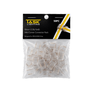 LED Strip Connector MINI 10mm Mono SMD/COB Corner 50PCS