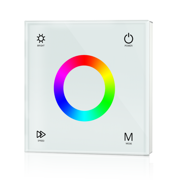 Wall Controller RGB 3Ax4Chan 12-24V White - Task Lighting