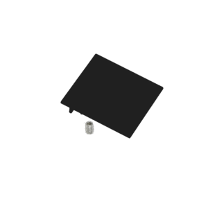 Profile 150 Black Screwless Endcap