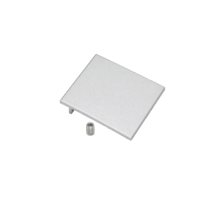 Profile 150 Silver Screwless Endcap