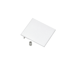 Profile 150 White Screwless End Cap