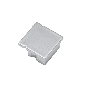 LEDCHAN220 Silver Endcap with No Cable Hole
