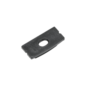 Profile 240 Surface Black Endcap With Cable Holes