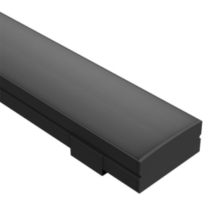 Wide Shallow Surface Mounted 23.5mm x 10.9mm Aluminium Prof