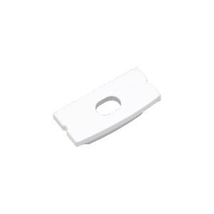 Profile 240 Surface White Endcap With Cable Hole