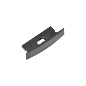 Profile 250 Recessed Black Endcap With Cable Hole