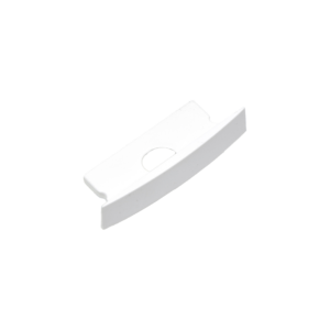Profile 250 Recessed White Endcap With Cable Hole