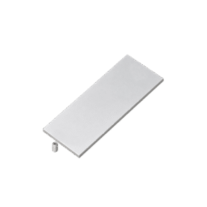 Profile 270 Surface Silver Endcap Screwless