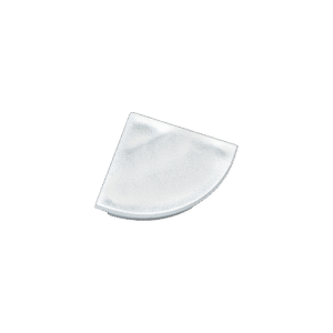 Profile 380 Corner Silver Endcap No Cable Hole