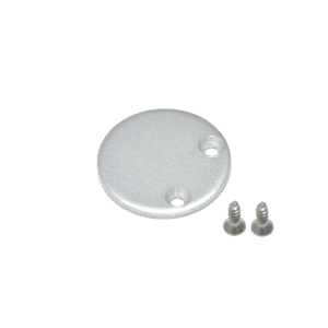 Profile 490 Suspended Silver Endcap No Cable Hole