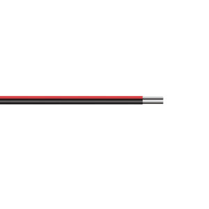 LED Tails Red/Black 0.5mm² p/m